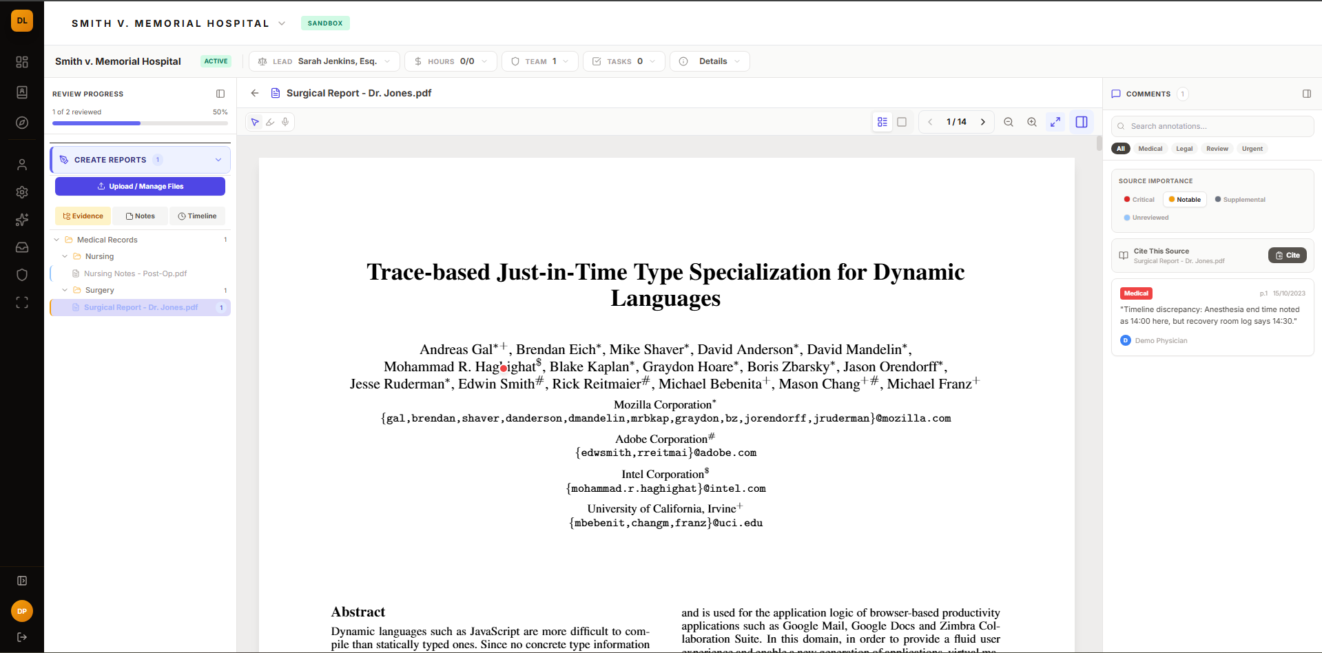 DashLaw Annotations Interface